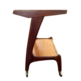 Vintage Serving Trolley by Louis Van Teeffelen for Wébé, 1960