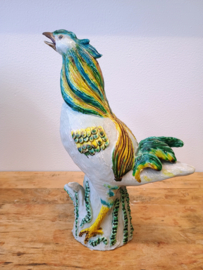 2 ceramic roosters