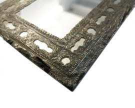 Antique Persian Silver Mirror, 1890