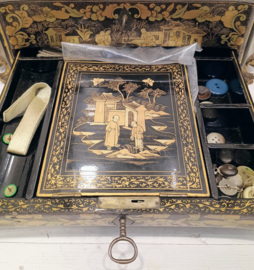Antique chinese sewing box