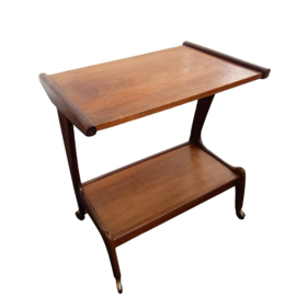 Vintage Serving Trolley by Louis Van Teeffelen for Wébé, 1960