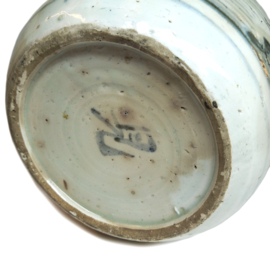 antique handpainted  Chinese Quing dynasty ginger jar
