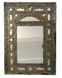 Antique Persian Silver Mirror, 1890