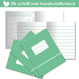 Schrijfschrift groen