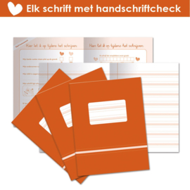 Schrijfschrift Rood