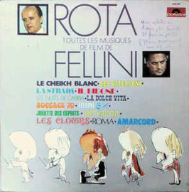 Rota ‎– Toutes Les Musiques De Film De Fellini