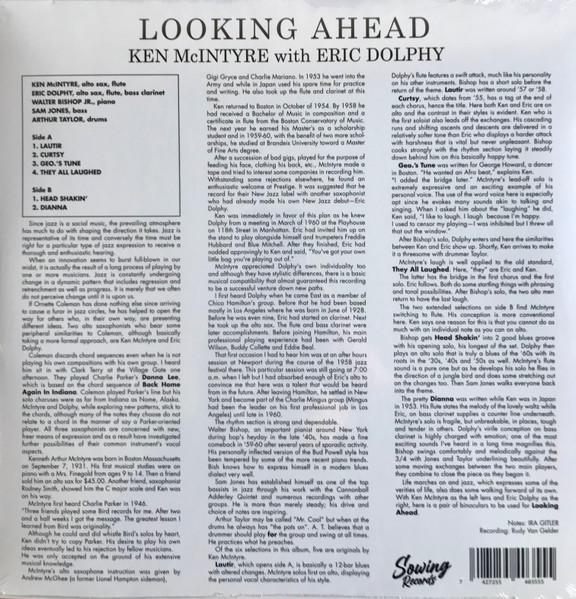Ken McIntyre, Eric Dolphy – Looking Ahead