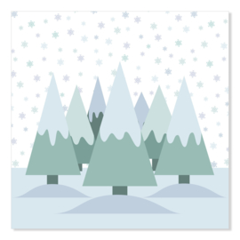 SET - Winterkaarten (6 stuks)
