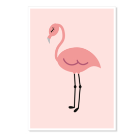 FLAMINGO - set van 3 A4 posters