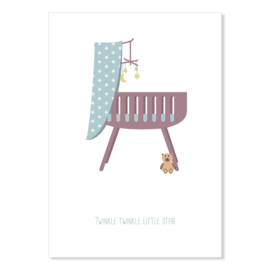BABY - A5 poster (blauw)