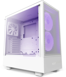 NZXT H5 Flow zwart / wit RGB