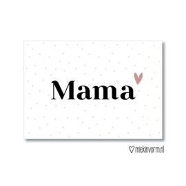 Mama - minikaartje