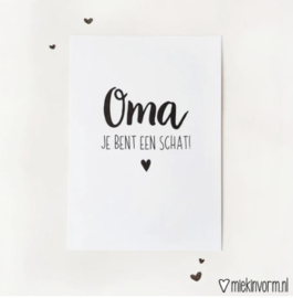 Oma je bent een schat!