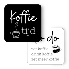 Onderzetter Koffietijd