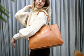 Kate Cognac Stromboli Leather