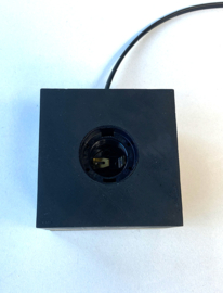 Lamp met eik - industrial (incl. lamp)