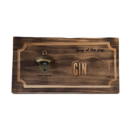 Teak-plank Soup of the day + Tonic opener