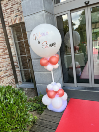 Ballonzuil met of zonder naam op latexballon