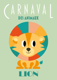 Poster A3 - Carnaval des Animaux, lion