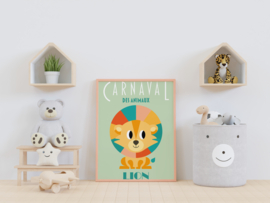 Poster A3 - Carnaval des Animaux, lion