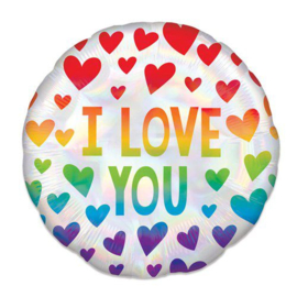 Valentijn- Love you rainbow