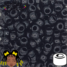 9x6mm ♥052♥ Zwart