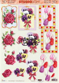 3D Knipvel Bloemen