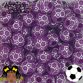 Voetbal ♥ Paars/Zilver