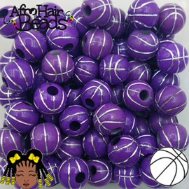 Basketbal ♥ Paars/Zilver