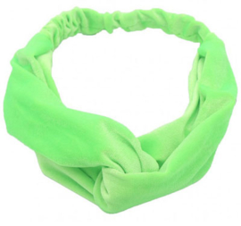 Haarband Fluweel Groen