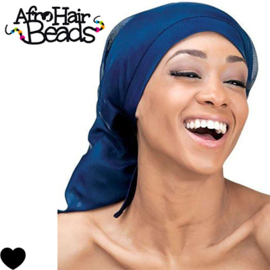 Satin Braid Bonnet ♥ Zwart