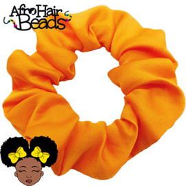Scrunchie Satijn Mini ♥ Oranje