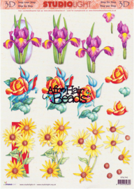 3D Knipvel Bloemen