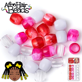 16x15mm ♥ Roze mix