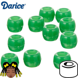 Pony Beads 8x6mm Groen