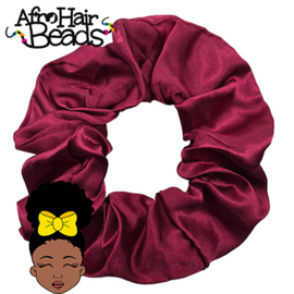 Scrunchie Satijn ♥ Wijnrood