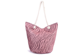 Roze schoudertas / shopper Callantsoog