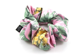 Roze ananas scrunchie /haarelastiek