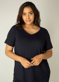 Shirt - Alba - Dark Blue (Base Level Curvy)