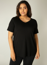 Shirt - Alba - Black (Base Level Curvy)