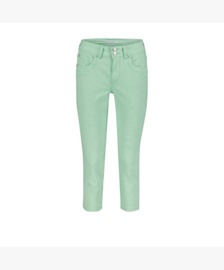 Broek SUZE COLOURED DENIM STRIPE - Summergreen (Red Button)