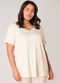 Shirt - Alba - Light Beige (Base Level Curvy)