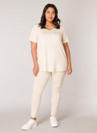 Shirt - Alba - Light Beige (Base Level Curvy)