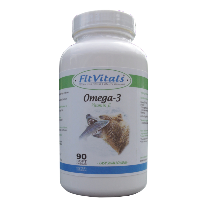 Omega-3 1000mg Capsules met Vitamine E