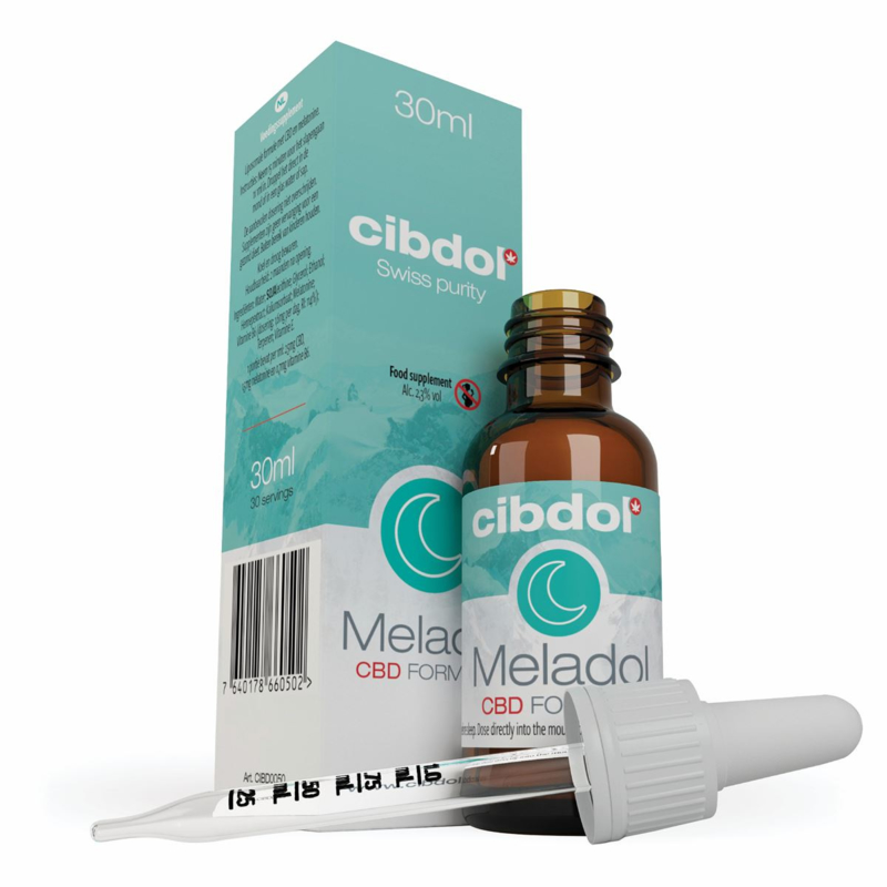 Meladol 30ml – CBD Olie & Melatonine