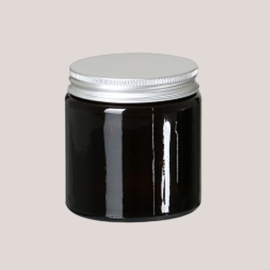 Glazen potje met deksel - 120 ml - Amber Glass