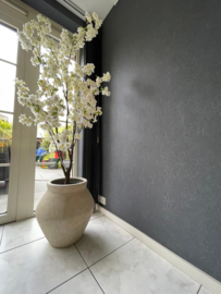 Kunst Bloesemboom wit in Fleuri Mineral beige