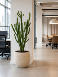 Globe Beige plantenpot