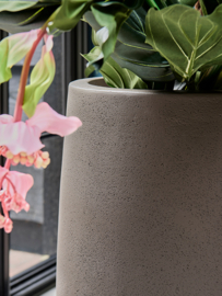 Bubbeldiepe Mocha plantenpot