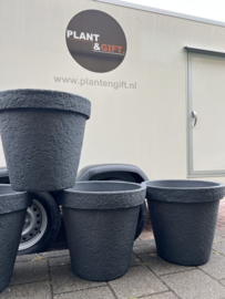 Pot antraciet betonlook D58